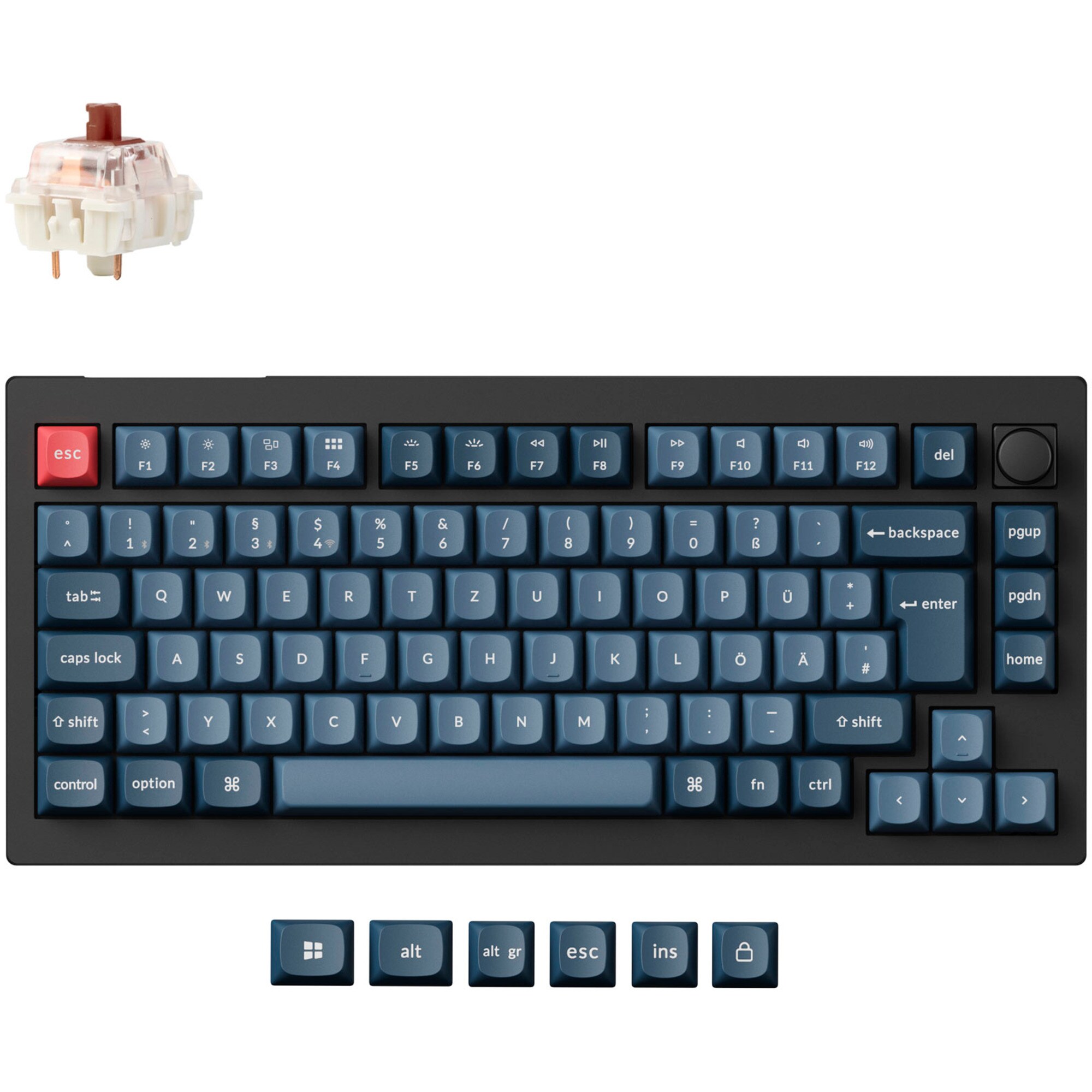 Keychron Gaming-Tastatur V1 Max