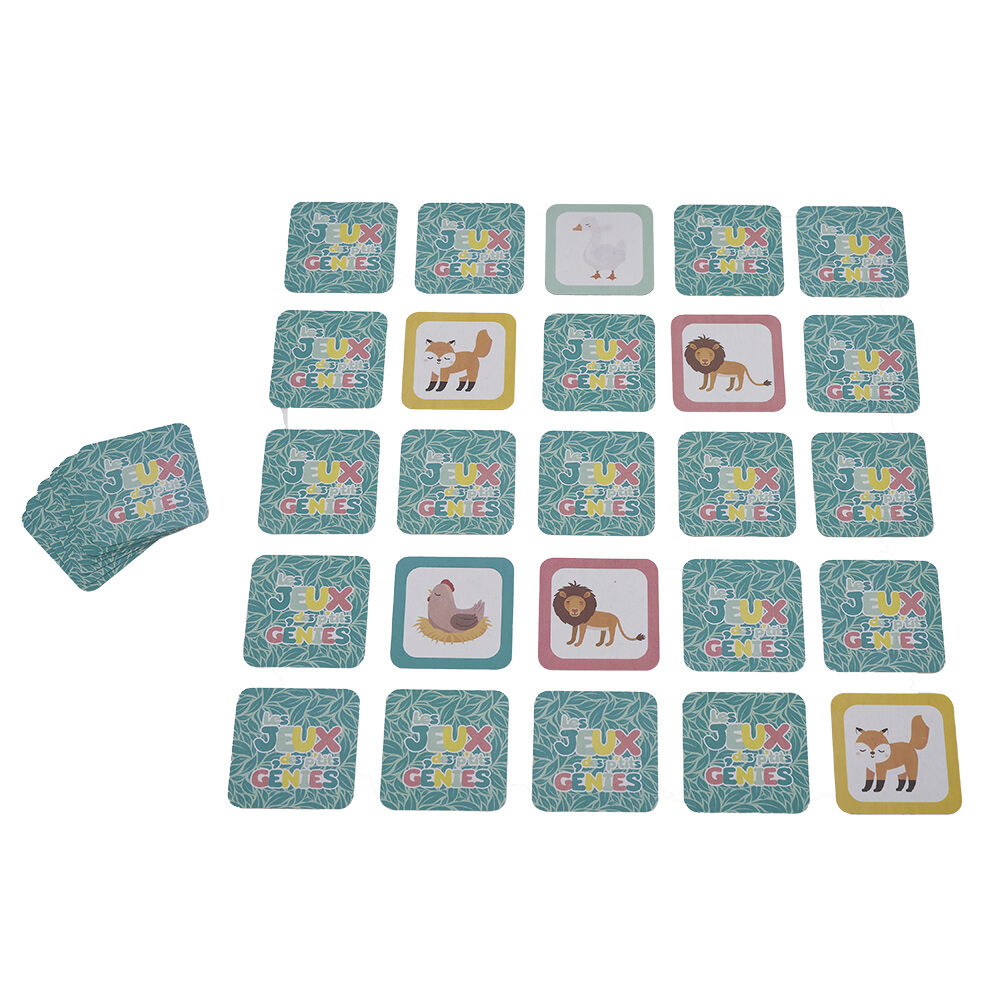 Les jeux des Petits Génies 4 plateaux en bois