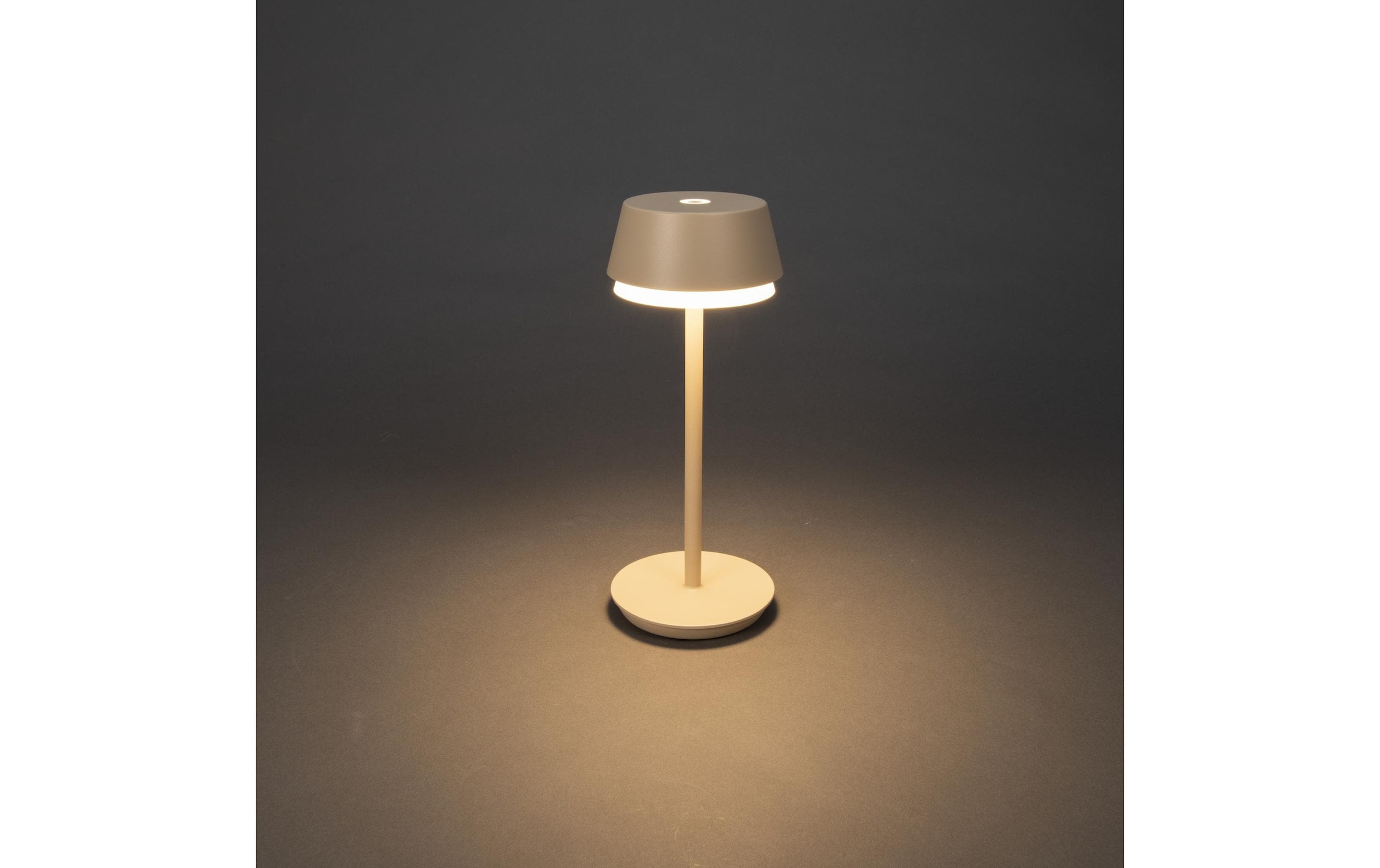 KONSTSMIDE LED Tischleuchte »Lyon Sand, 2700-4000 K / RGB« Farbwechsler | Neutralweiss | Warmweiss