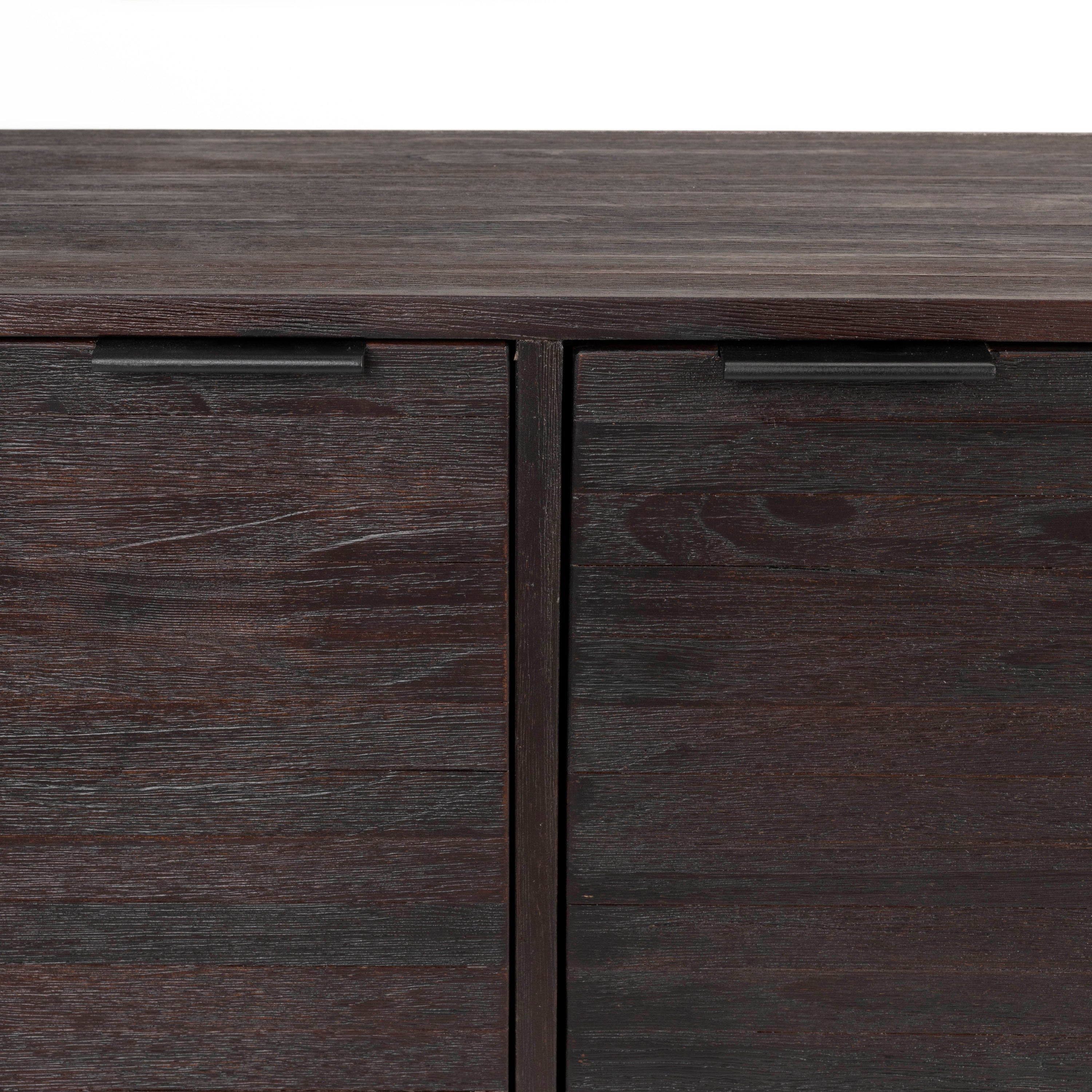 by fonQ Checkers Dressoir Laag - Teakhout