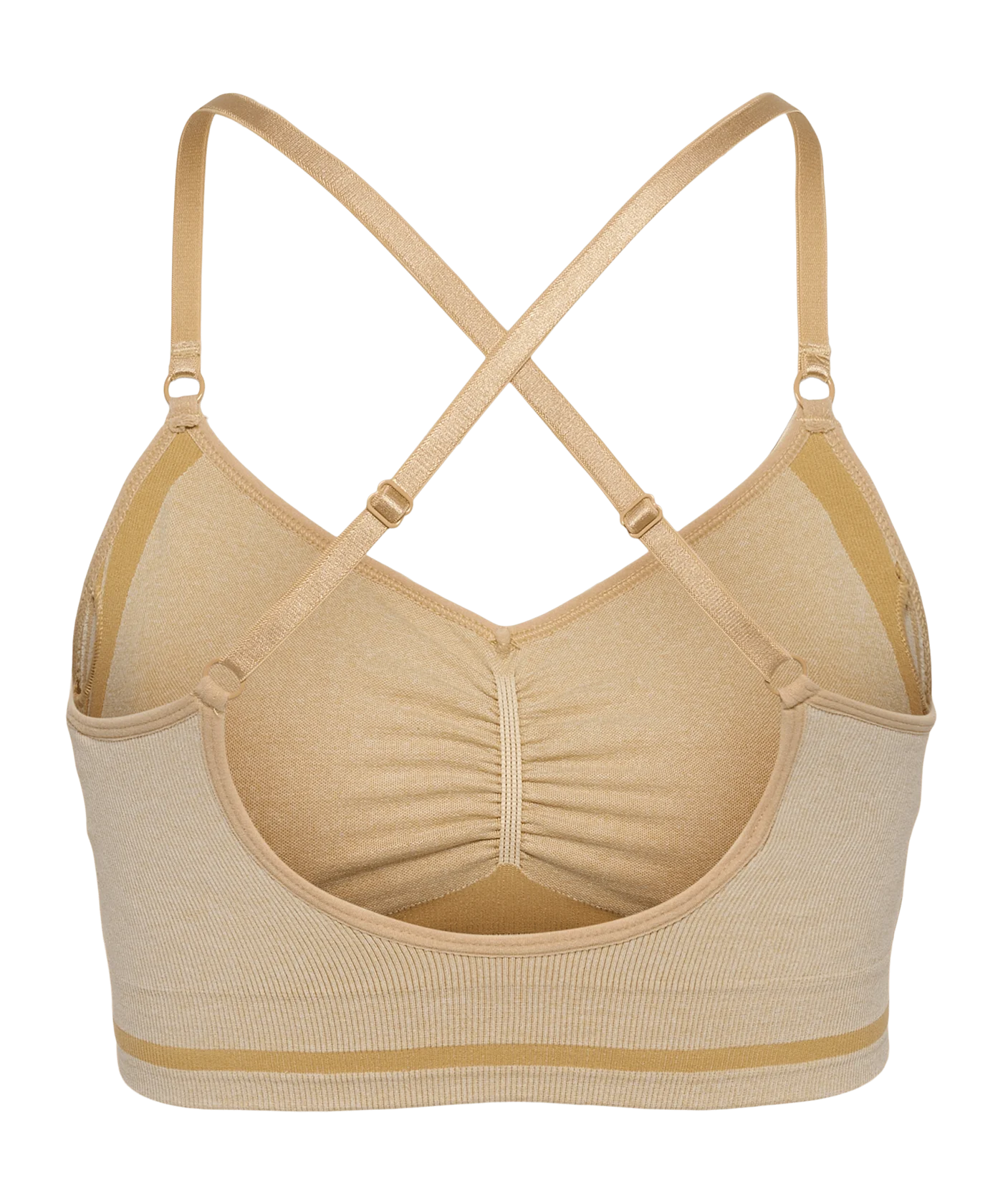 Hummel Mt Lulu Seamless Scrunch Sport-BH Damen Braun F8152