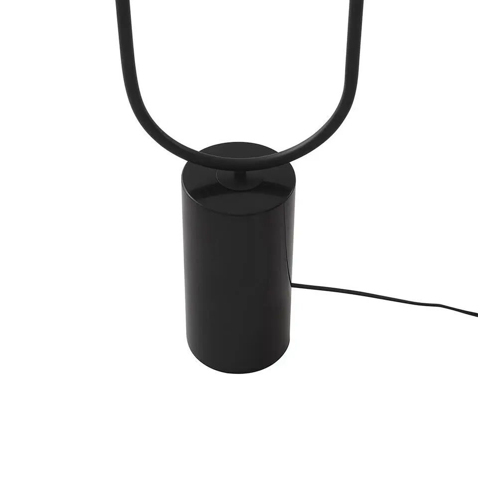 Qazqa vloerlampen rid zwart e27