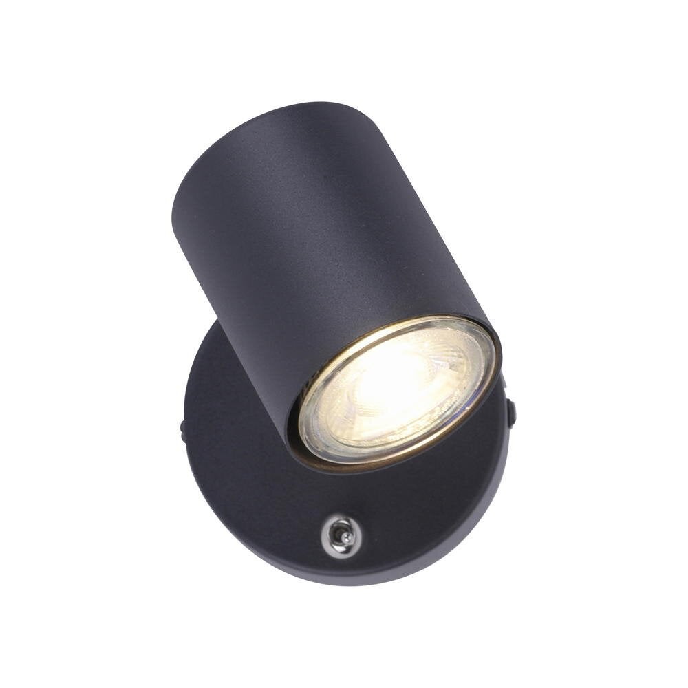 Tarik LED wandlamp in antraciet, 5W, 380lm, GU10