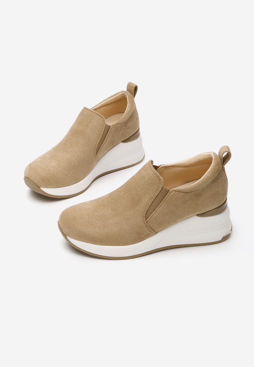 Chaussures casual à plateforme kaki Leanne