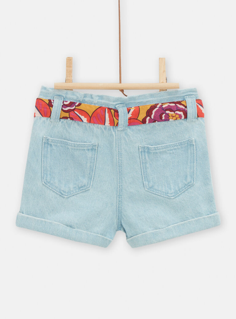 Short en denim pour bébé fille