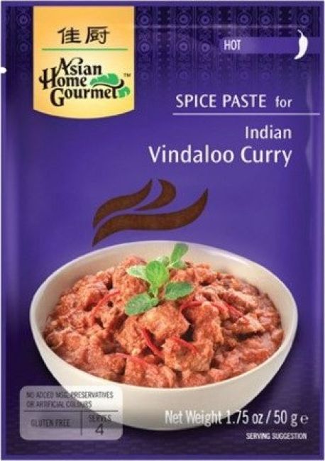 Asian Home Gourmet Kruidenpasta Indiaas Vindaloo Curry 50g