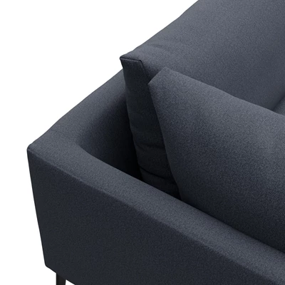 Hallsberg venstrevendt sofa med pufafslutning