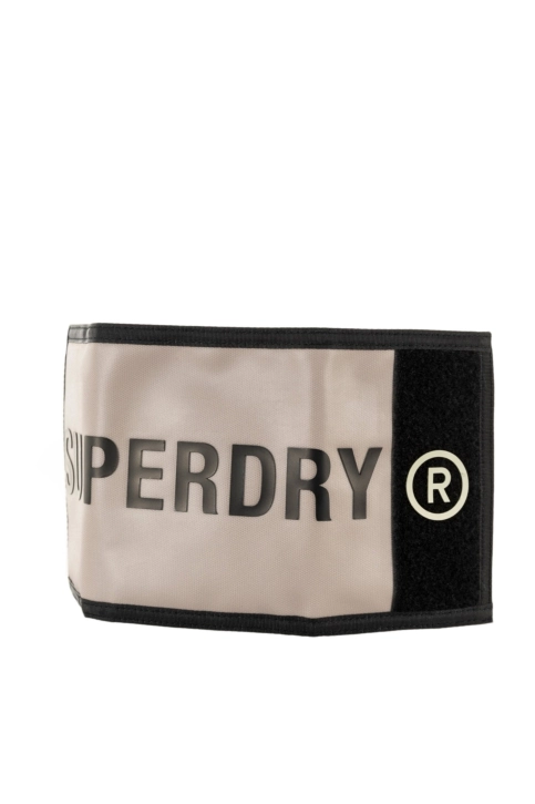 Portefeuilles superdry tarp tri fold 9un winter twig beige
