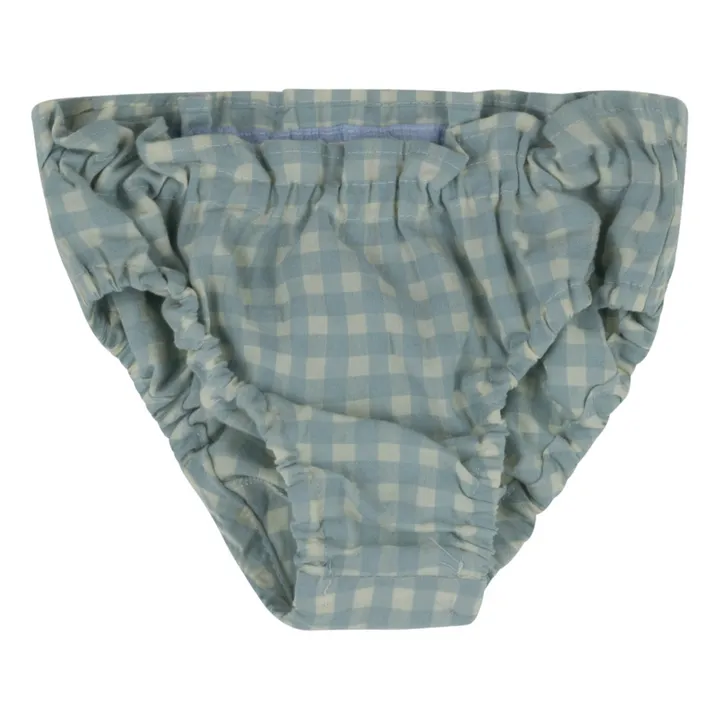 Babe & Tess Bas de Maillot de Bain Vichy | Bleu pâle
