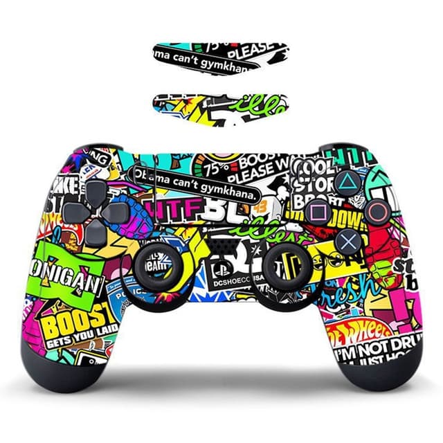 Til Sony PS4 / PS4 Slim Game Controller Decal Aftagelig