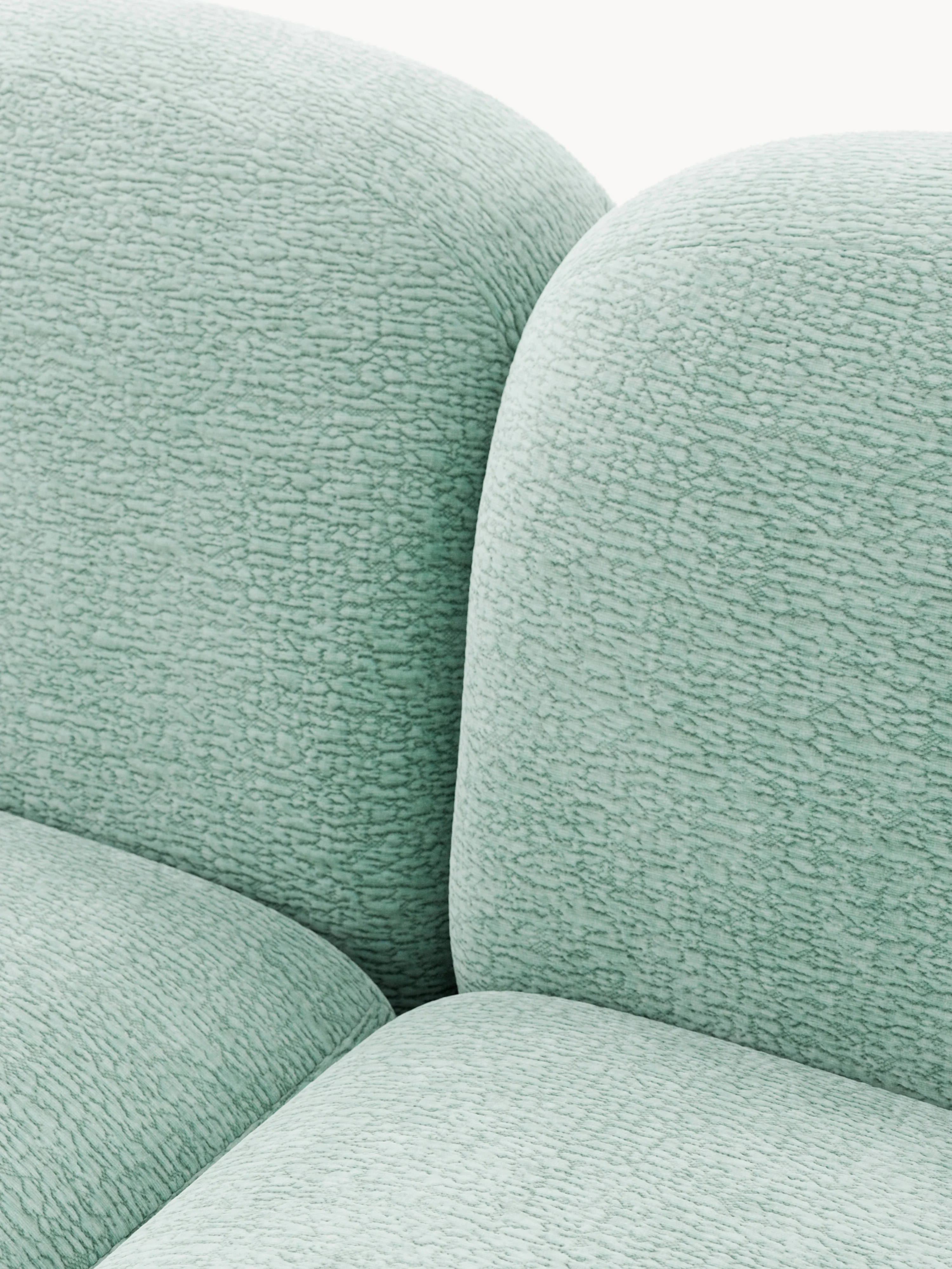 XL modulaire hoekbank Wolke met chaise longue