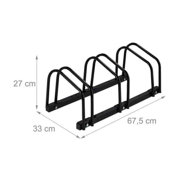 Sykkelstativ for 3 sykler