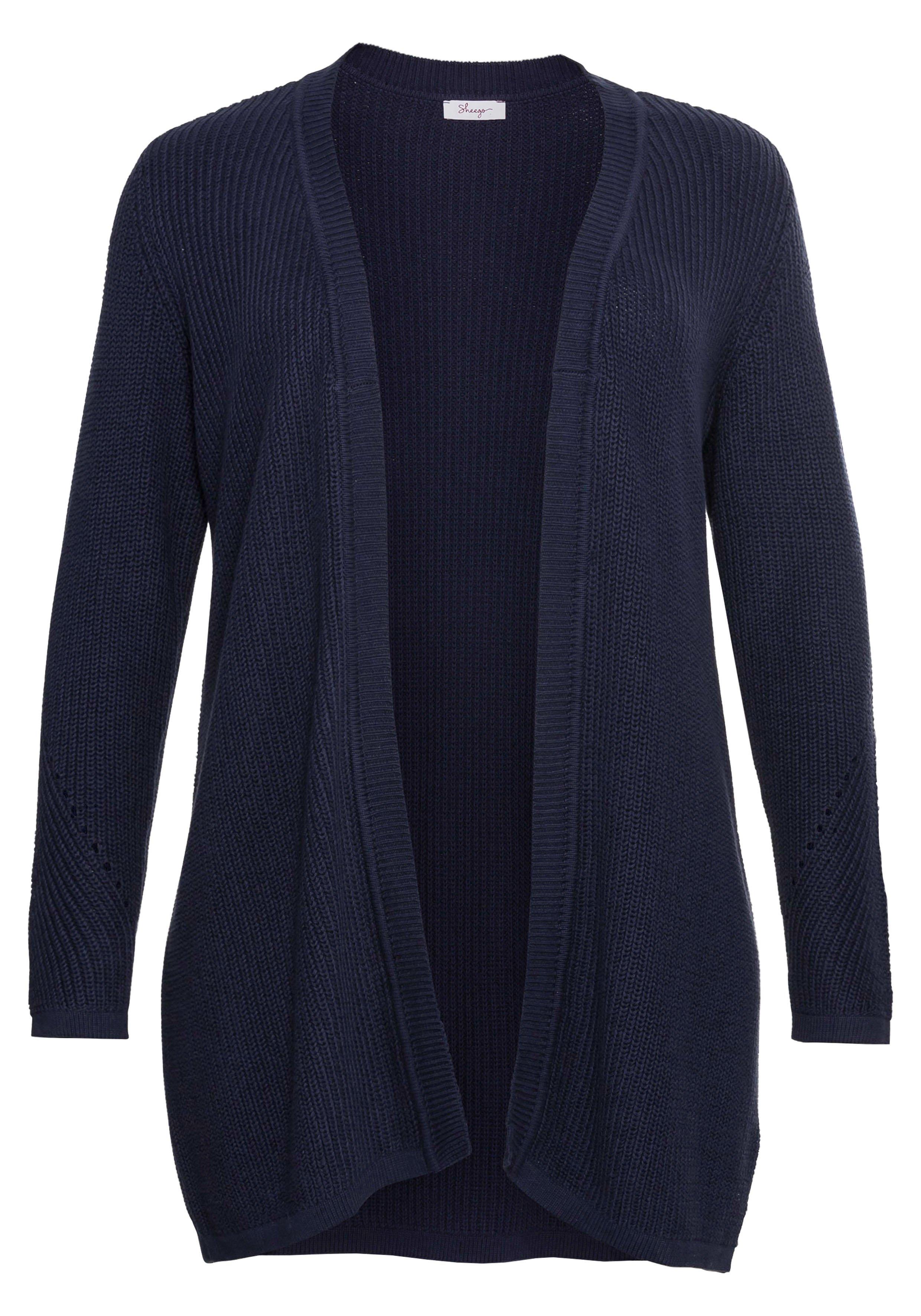 Cardigan aus Grobstrick, in offener Form