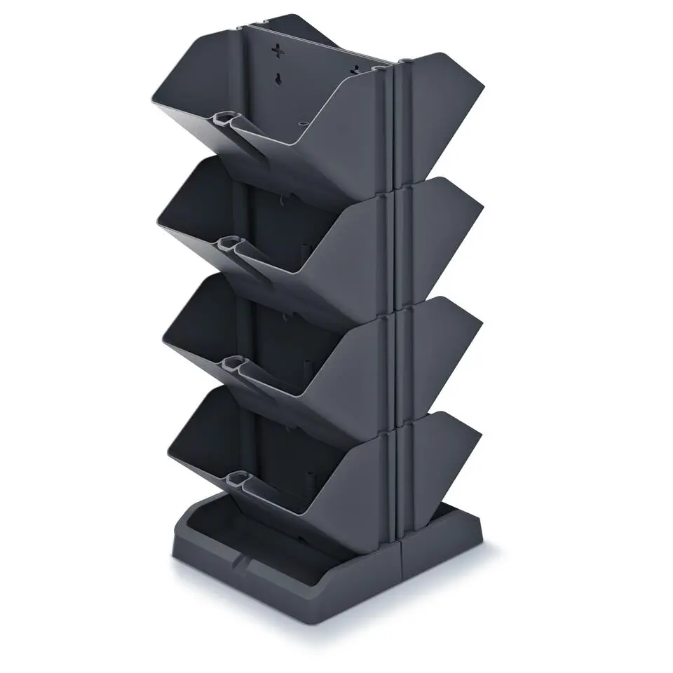 Prosperplast Kruidentuin - modulair - antraciet - 48 cm