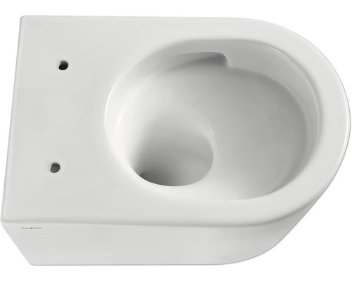 Jungborn wandclosetset ONE 53, randloos, glanzend wit, met toiletzitting met Turbo-Flush-technologie