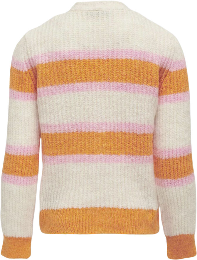 ONLY KOGETHEL L/S CARDIGAN KNT Birch/apricot/begonia pink