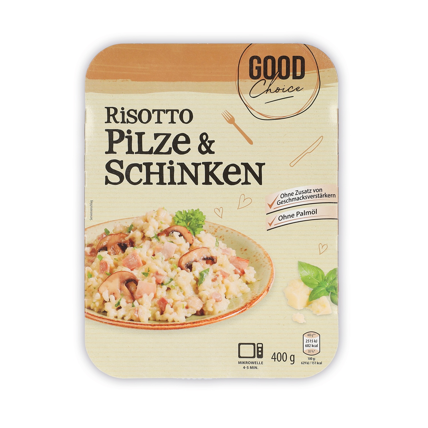 GOOD CHOICE Risotto, Pilz 400 g