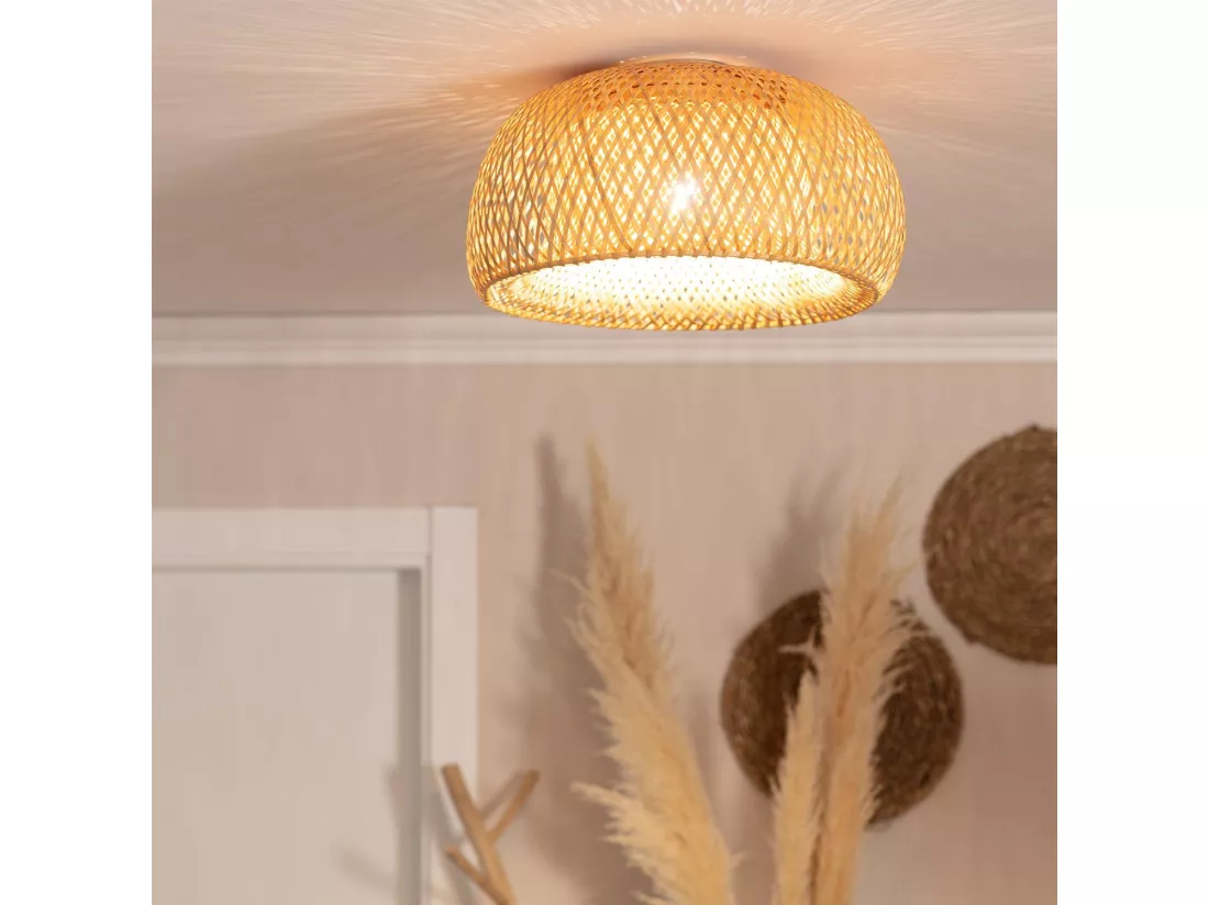 Plafonnier Bambou Kea Big Naturel