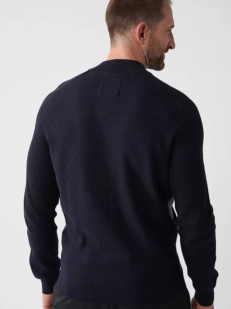FYNCH HATTON Sweatjacke dunkelblau