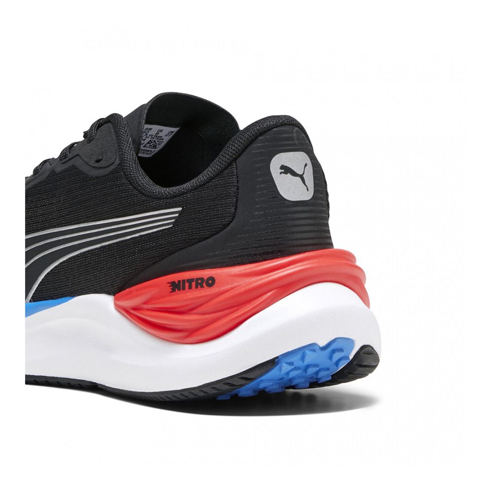 Puma ELECTRIFY NITRO - Chaussures running Homme puma black/for all time red