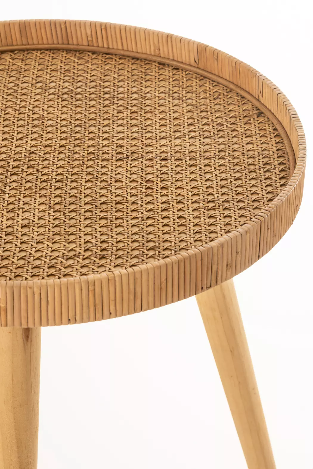 2-Satz Beistelltisch Rattan