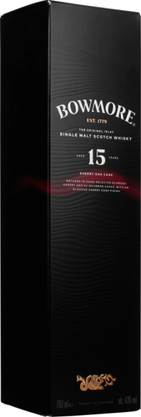 BOWMORE 15 YEARS SHERRY SINGLE MALT 70CL
