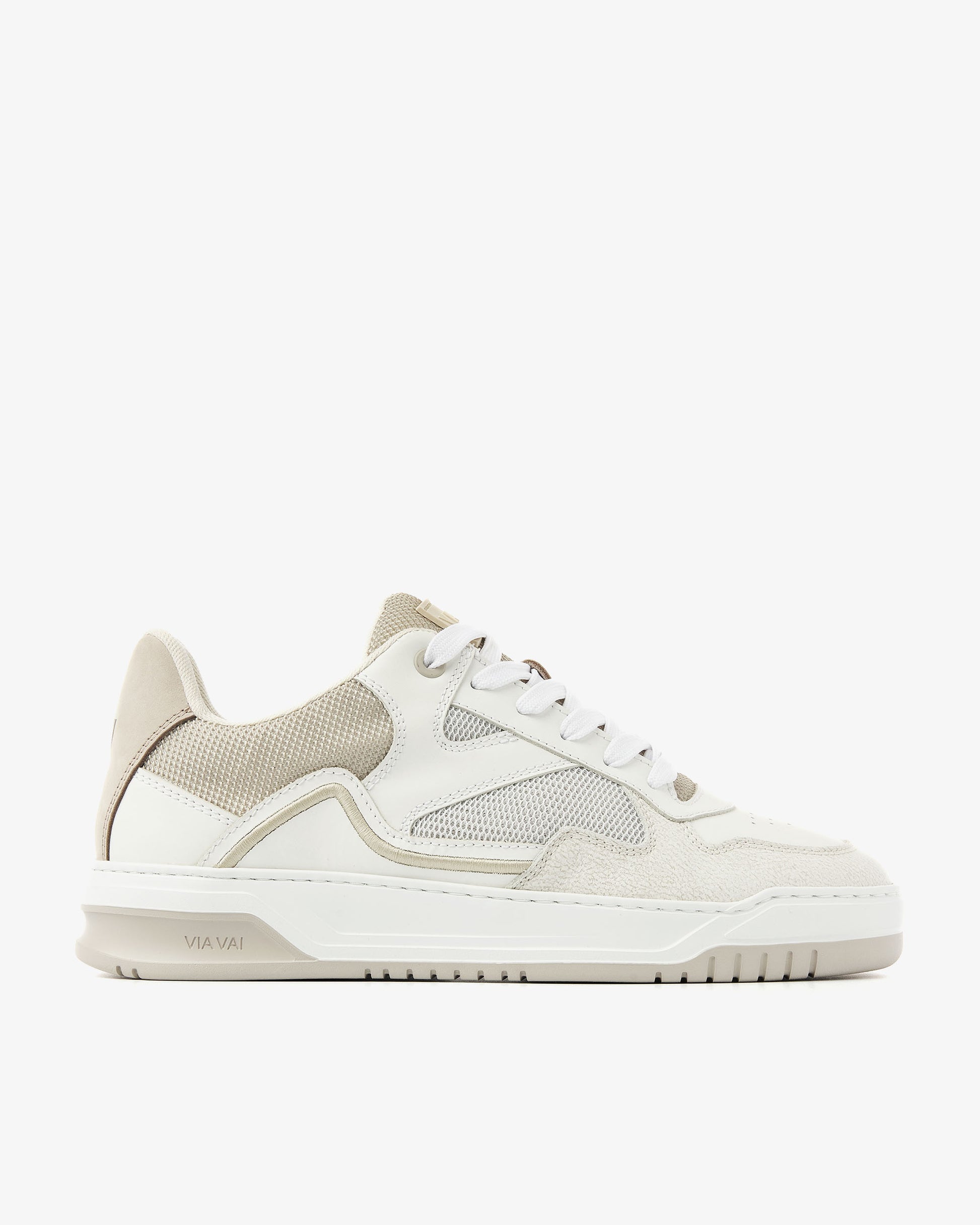 VIA VAI beige heren sneakers Jay Wess