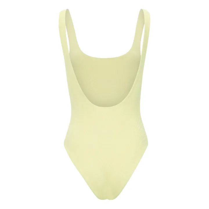 Fella Swim Maillot 1 Pièce Harvey Specter Texturé | Jaune