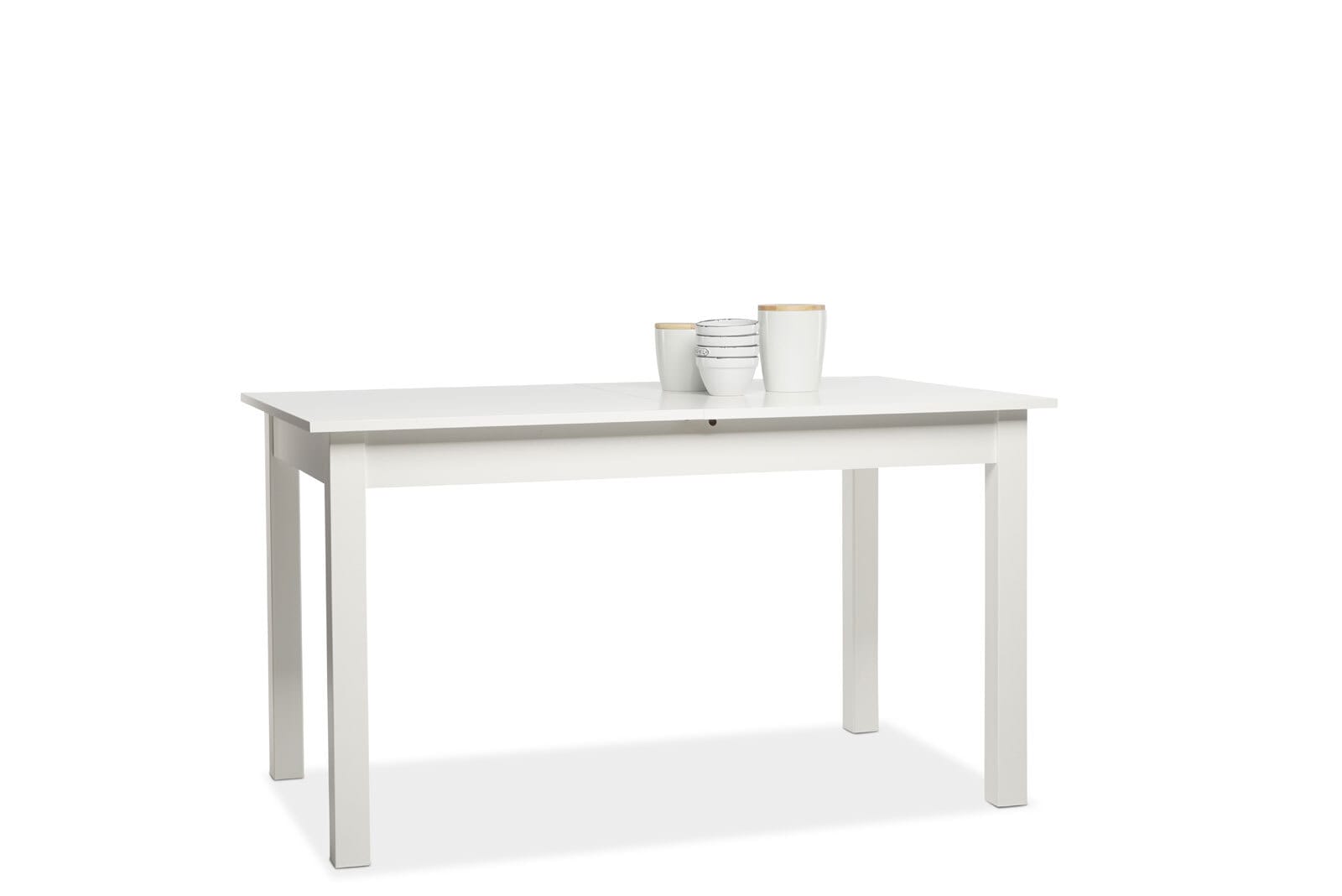 Tisch Coburg 140 Weiß 137(177) x 76,5 x 80 cm
