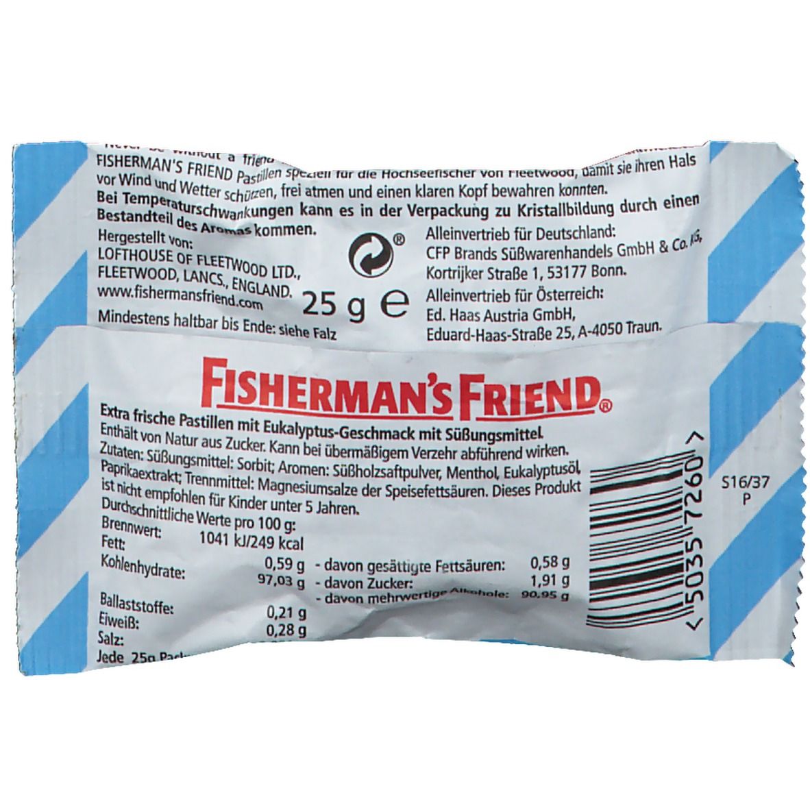 FISHERMAN’S FRIEND® Eucalyptus ohne Zucker
