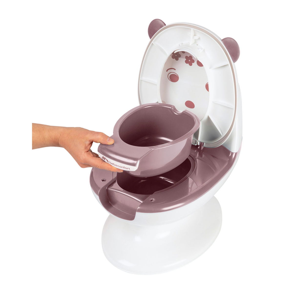 bebeconfortbebeconfort   Mini Toilette mit Spülgeräuschen Bär lavendel