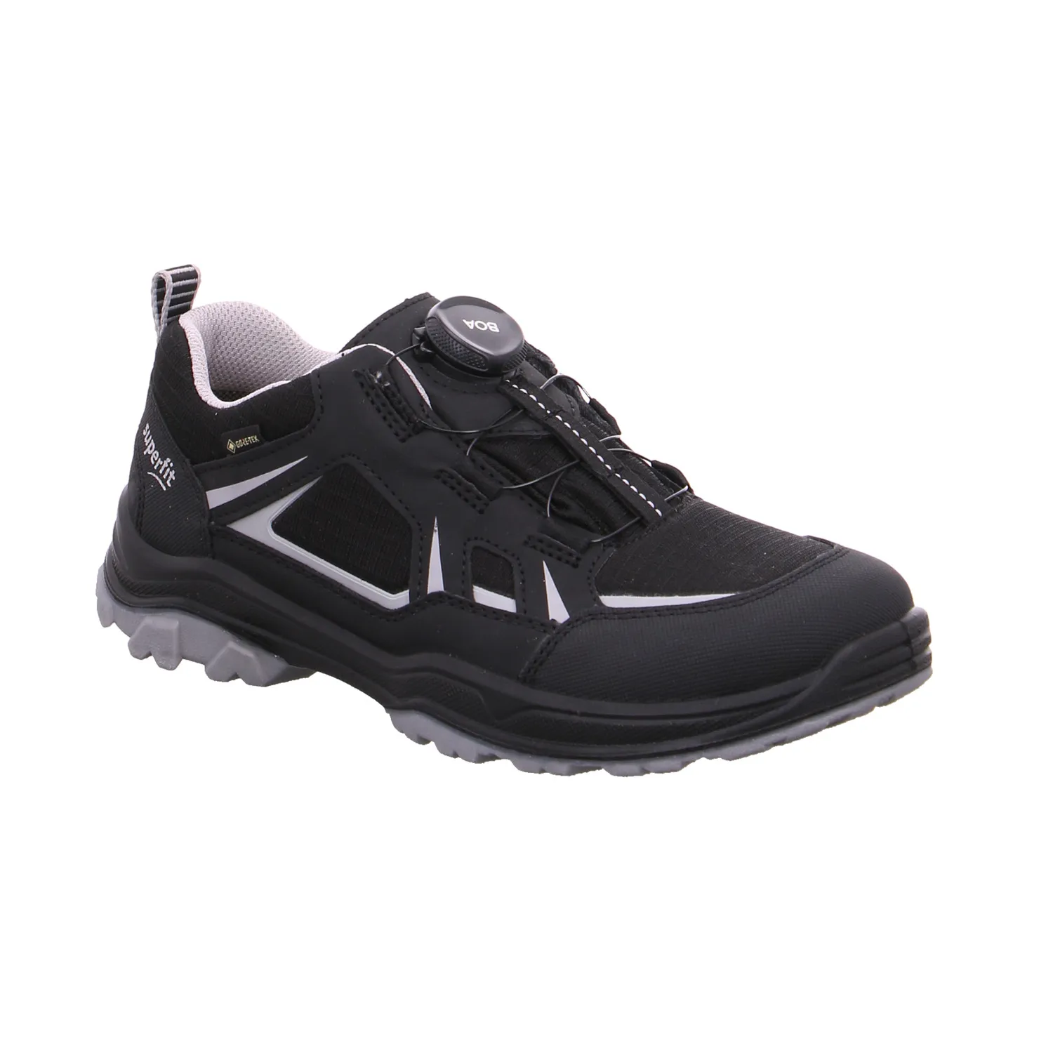 SUPERFIT Jugend-Halbschuh Schwarz Textil  Sneaker Outdoor