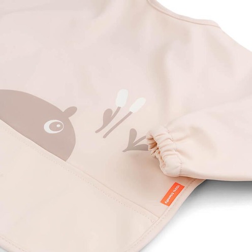 Bavoir manches avec poche 6-18 mois Ozzo Rose - DONE BY DEER