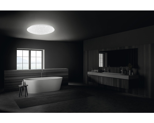 LED plafondlamp IP44 12W 1200 lm 4000K Ø 28 cm wit