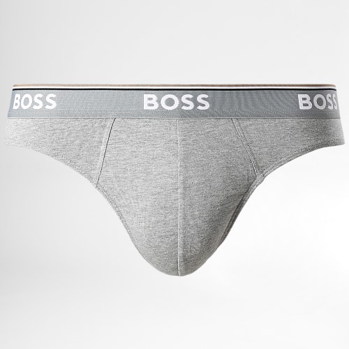 Lot De 3 Slips 50475273 Noir Blanc Gris Chiné