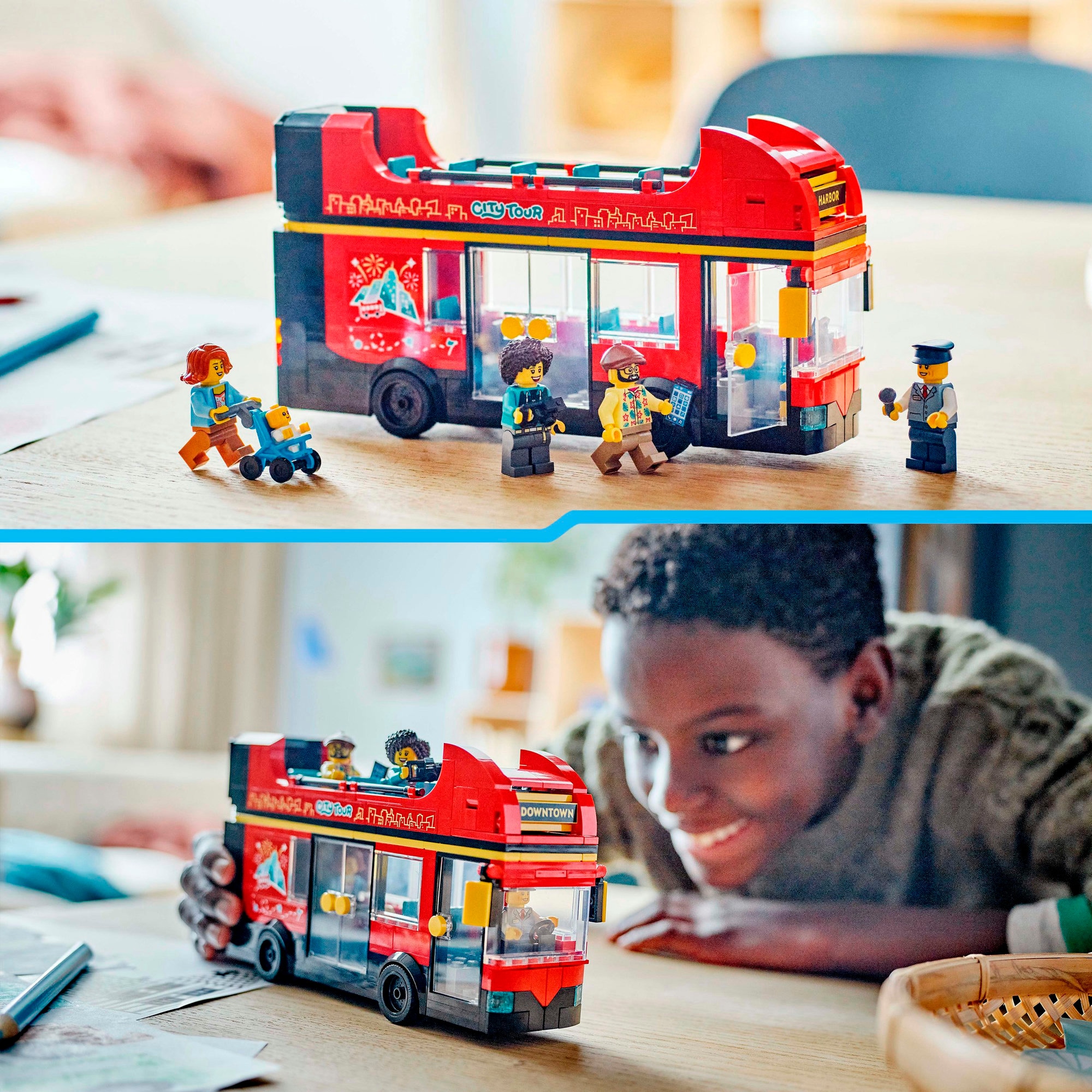 LEGO Konstruktionsspielzeug City Doppeldeckerbus