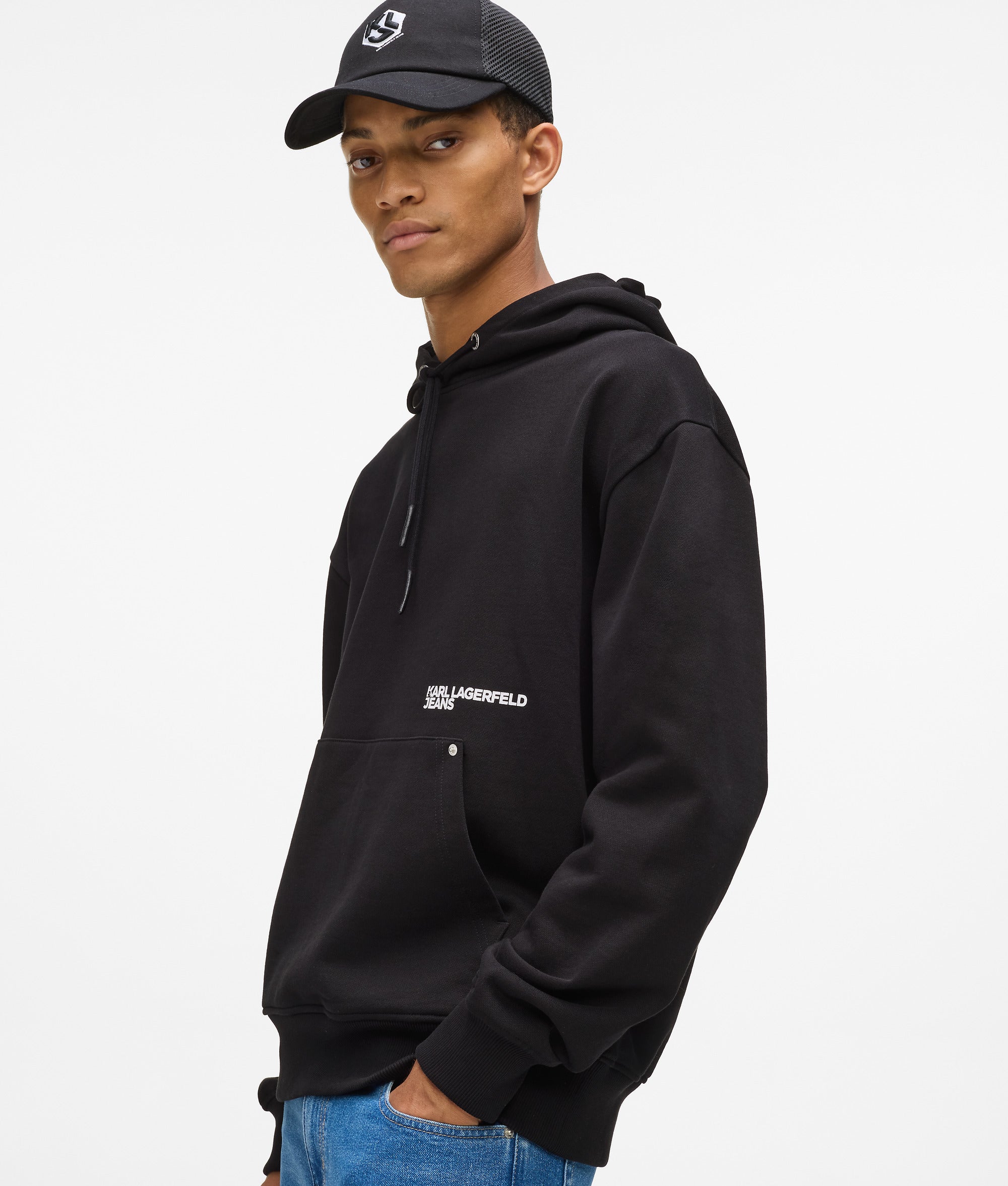 Graffiti hoodie met Monogram