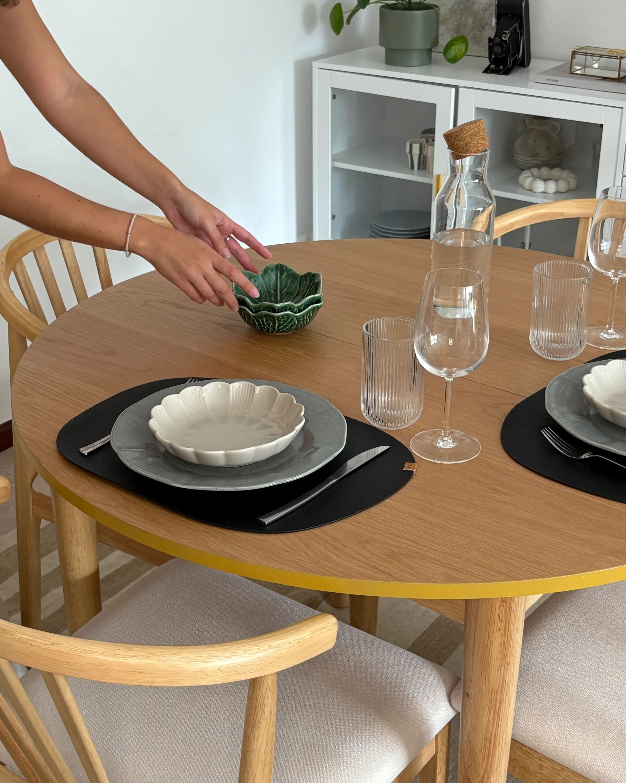 Eettafel uitschuifbaar ECHO Licht eikenhout 107 cm 107/137 cm