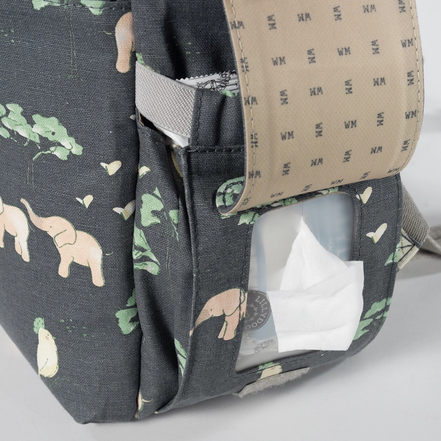 Walking Mum Wickelrucksack Baobab grau