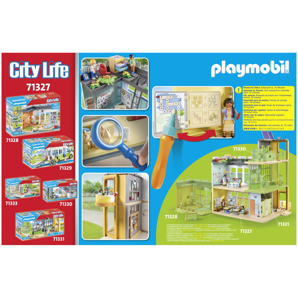PLAYMOBILPLAYMOBIL   City Life 71327 Grosse Schule