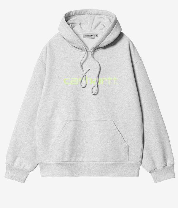 Carhartt WIP Basic Hoodie (ash heather air green) online kaufen | skatedeluxe