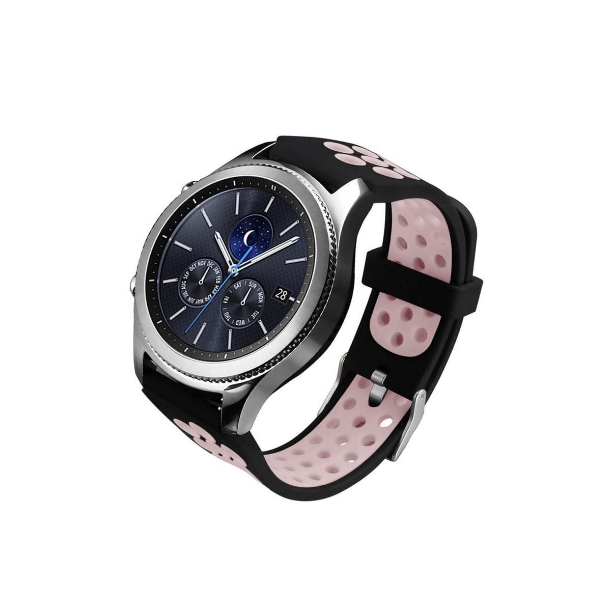 Sport armbånd Hole Samsung Gear S3 Black-Pink