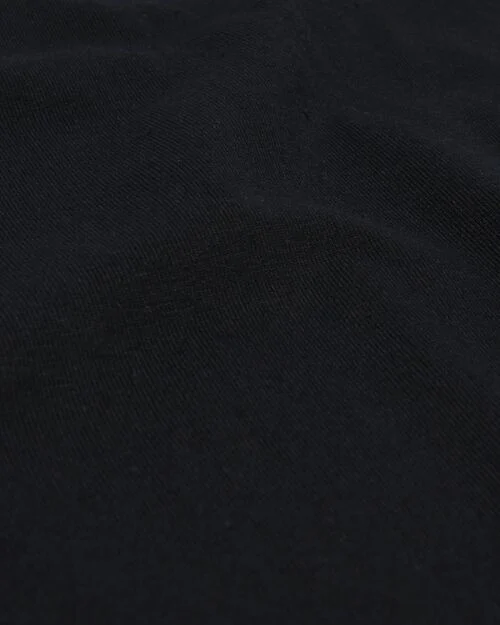 t-shirt homme slim fit col en v - extra long noir