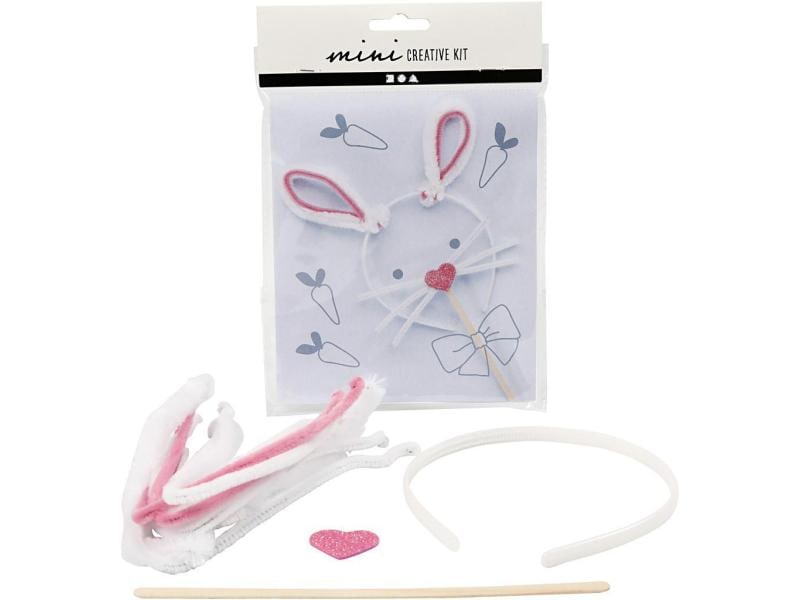 Creativ Company Bastelset Mini Haarreif 1 Stück Kreativset zu Ostern oder als Geschenk fürs Osternest
