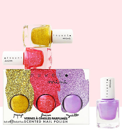 Inuwet Geschenksets - Nagellack - 3er-Pack - Rainbow