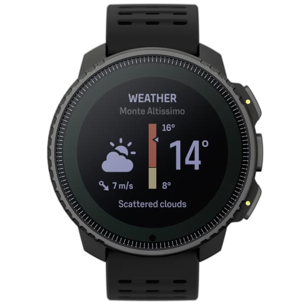 Montre cardio GPS SUUNTO VERTICAL STEEL SOLAR ALL BLACK