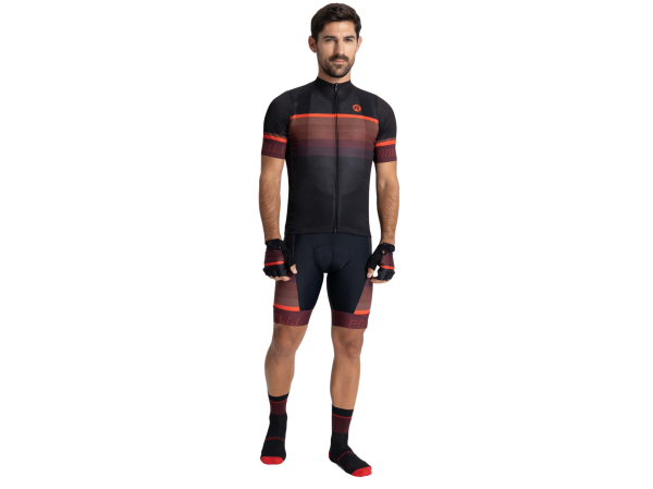 Rogelli Hero 2 Cykeltrøje, Black/Red