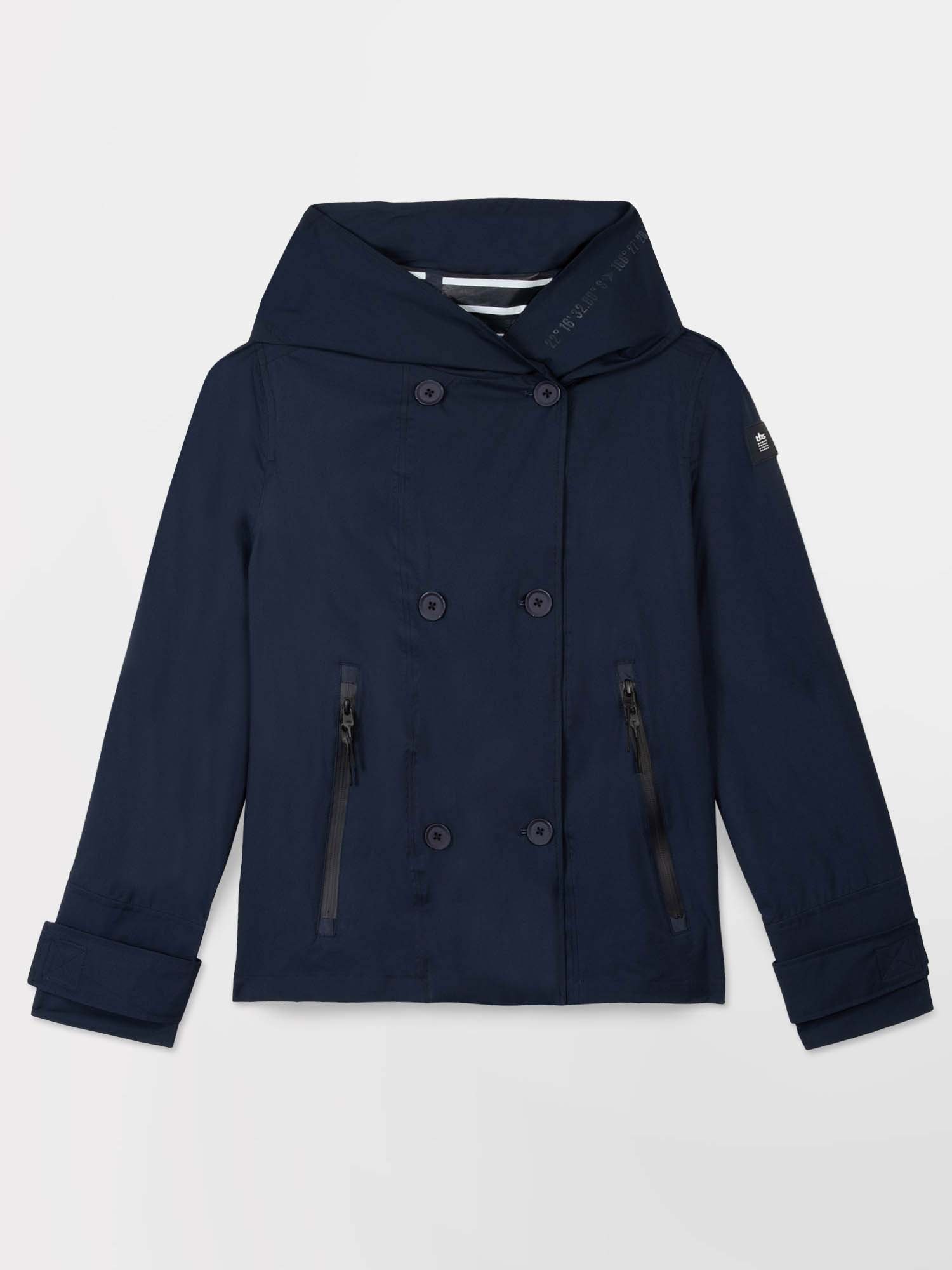 Caban Femme Matière Légère & Imperméable Marine