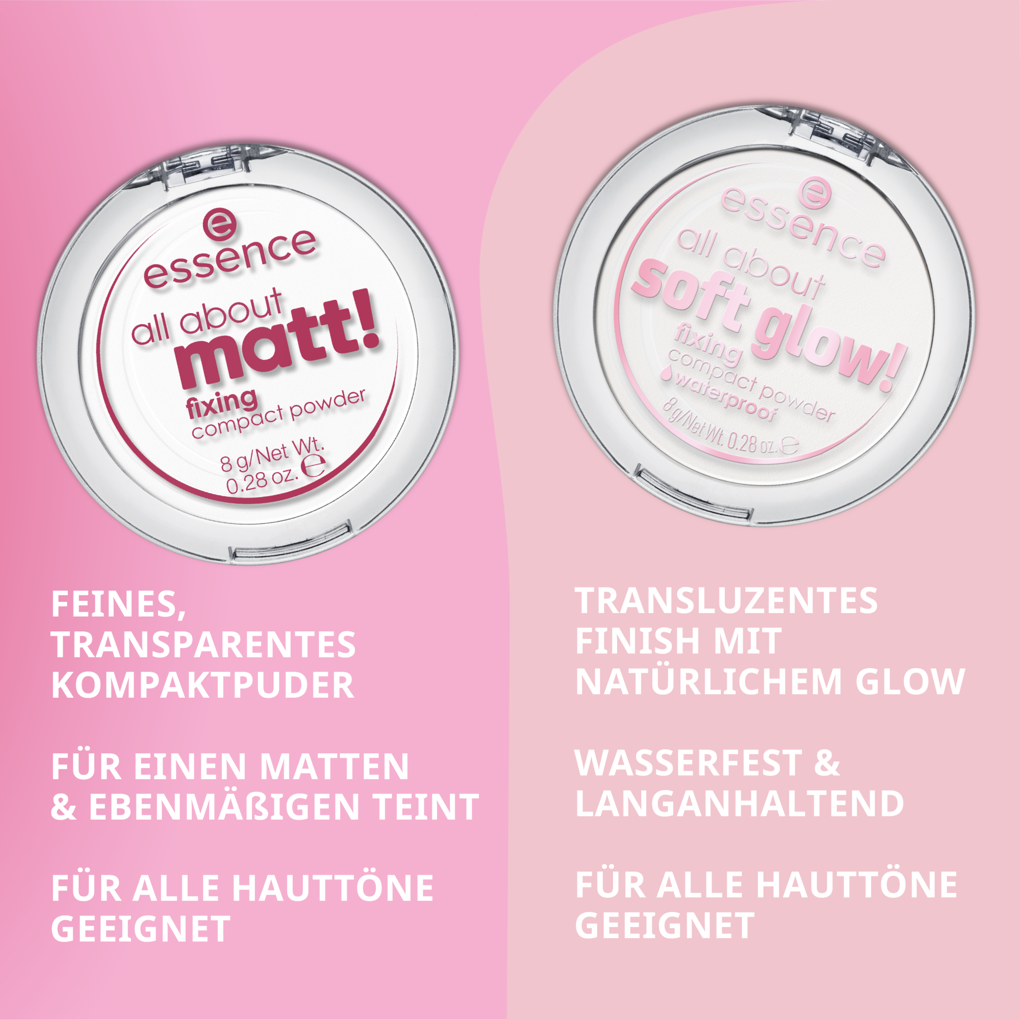 all about soft glow! fixing compact powder waterproof