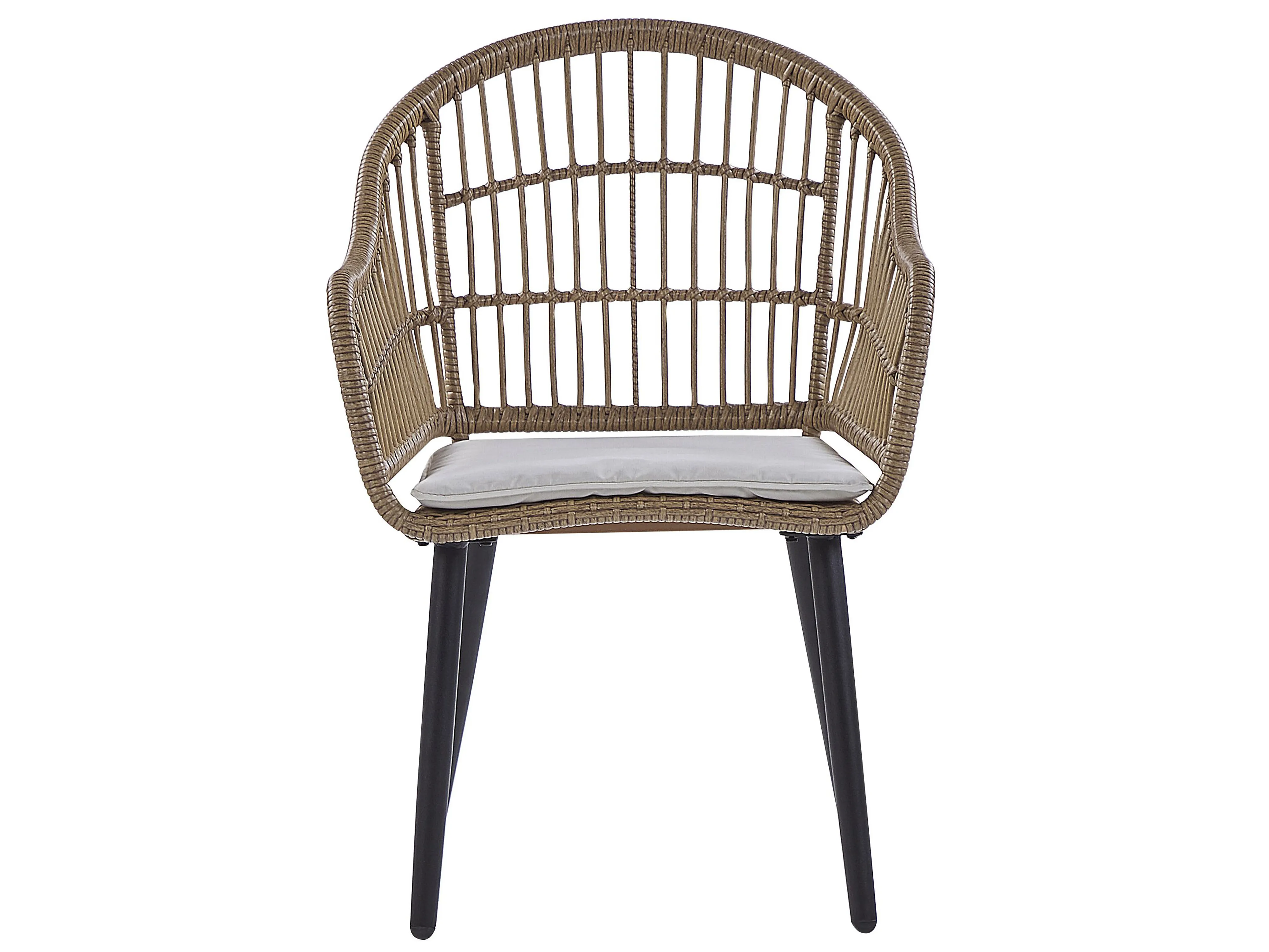 Tuinset 6-zits ALIANO II met kussens PE rotan Beige